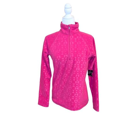 NWT Eddie Bauer Lava Fast Fleece Raglan Sleeve 1/4 Zip Sweatshirt Size S - Picture 1 of 7